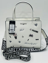 BOLSO KARL MAYBELLE SATCHEL WITH PINS